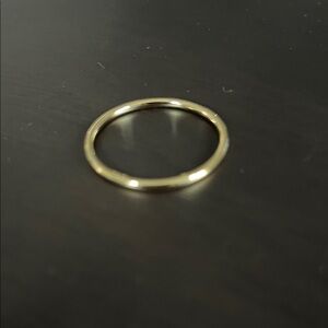 Gold Plated band ring sz 12